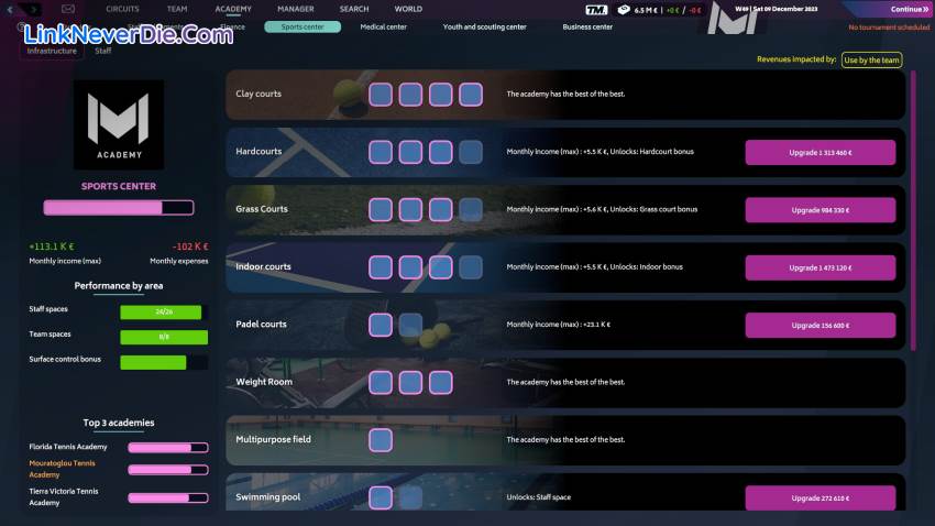 Hình ảnh trong game Tennis Manager 2024 (screenshot) Hình ảnh trong game Tennis Manager 2024 (screenshot)