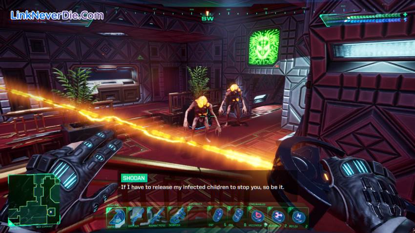 Hình ảnh trong game System Shock (screenshot) Hình ảnh trong game System Shock (screenshot)