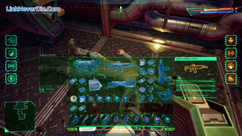 Hình ảnh trong game System Shock (screenshot) Hình ảnh trong game System Shock (screenshot)