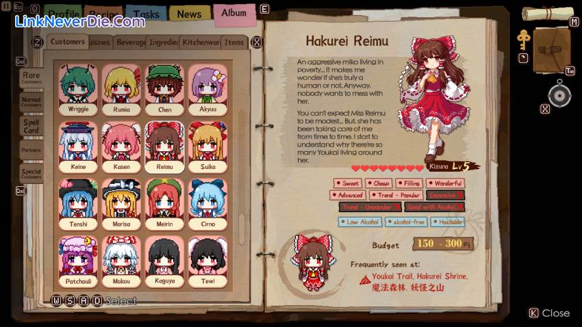 Hình ảnh trong game Touhou Mystia's Izakaya (screenshot)