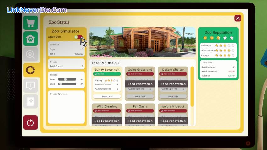 Hình ảnh trong game Zoo Simulator (screenshot) Hình ảnh trong game Zoo Simulator (screenshot)