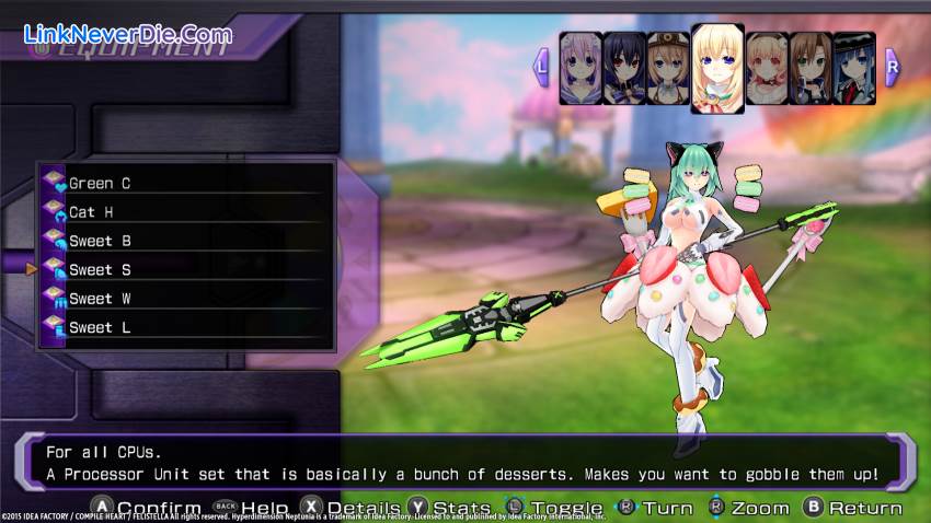 Hình ảnh trong game Hyperdimension Neptunia Re;Birth1 (screenshot)