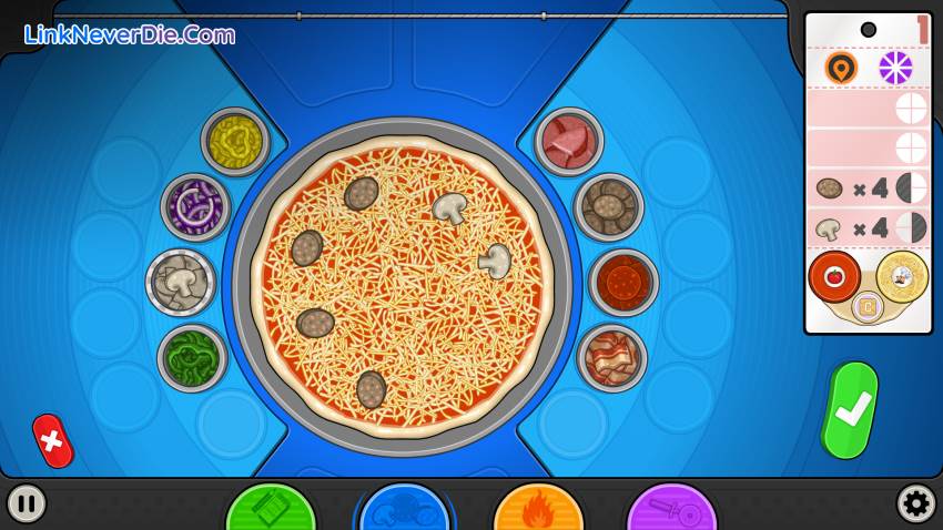 Hình ảnh trong game Papa's Pizzeria Deluxe (screenshot) Hình ảnh trong game Papa's Pizzeria Deluxe (screenshot)