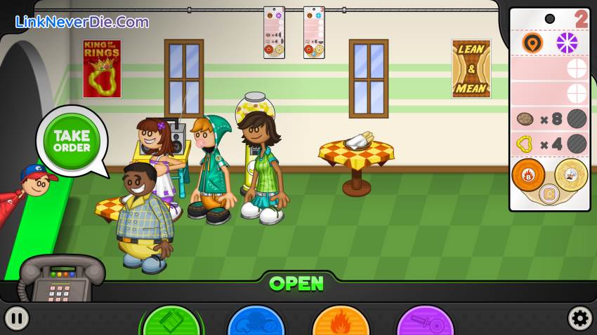 Hình ảnh trong game Papa's Pizzeria Deluxe (screenshot) Hình ảnh trong game Papa's Pizzeria Deluxe (screenshot)