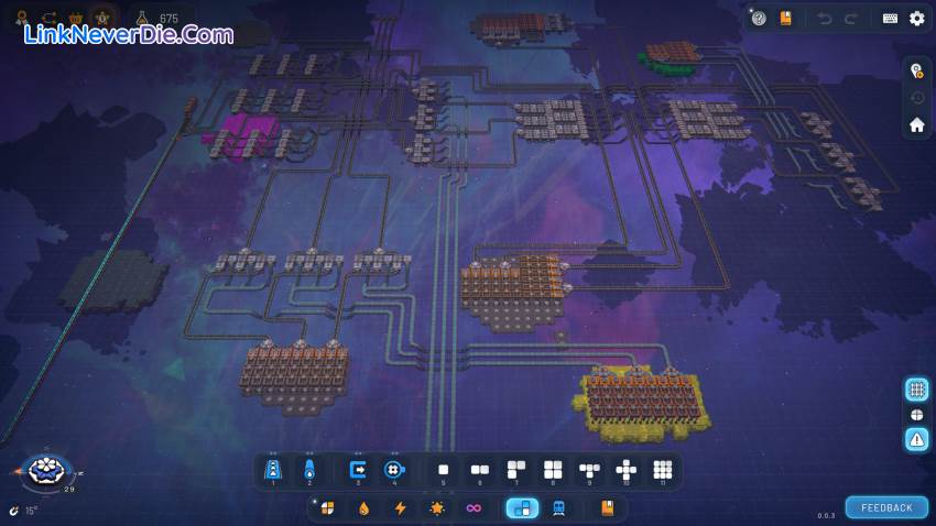 Hình ảnh trong game shapez 2 (screenshot) Hình ảnh trong game shapez 2 (screenshot)