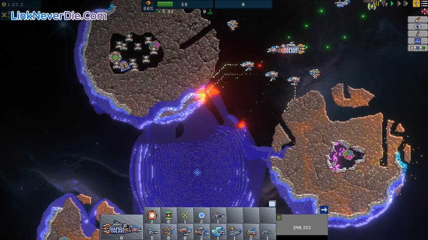 Hình ảnh trong game Creeper World IXE (screenshot) Hình ảnh trong game Creeper World IXE (screenshot)