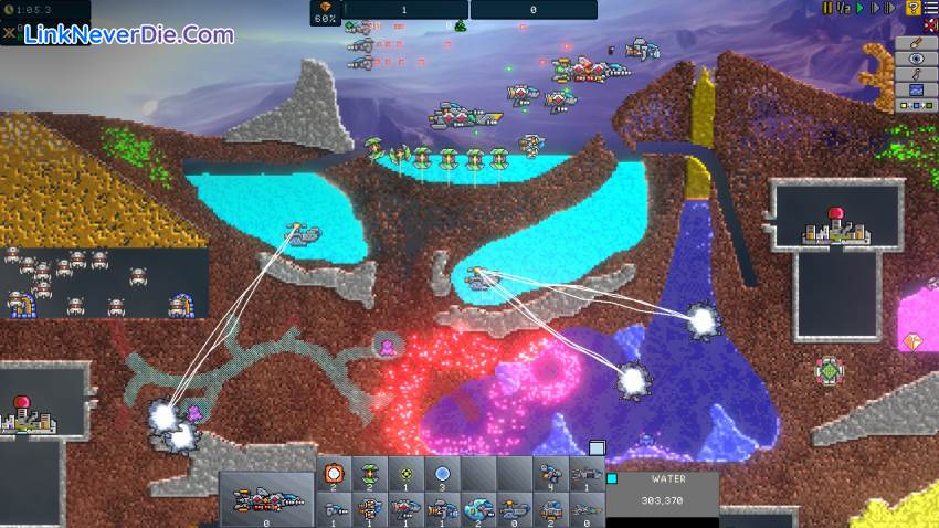 Hình ảnh trong game Creeper World IXE (screenshot) Hình ảnh trong game Creeper World IXE (screenshot)