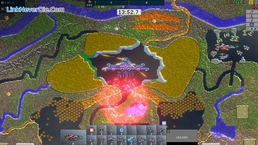 Hình ảnh trong game Creeper World IXE (screenshot) Hình ảnh trong game Creeper World IXE (screenshot)