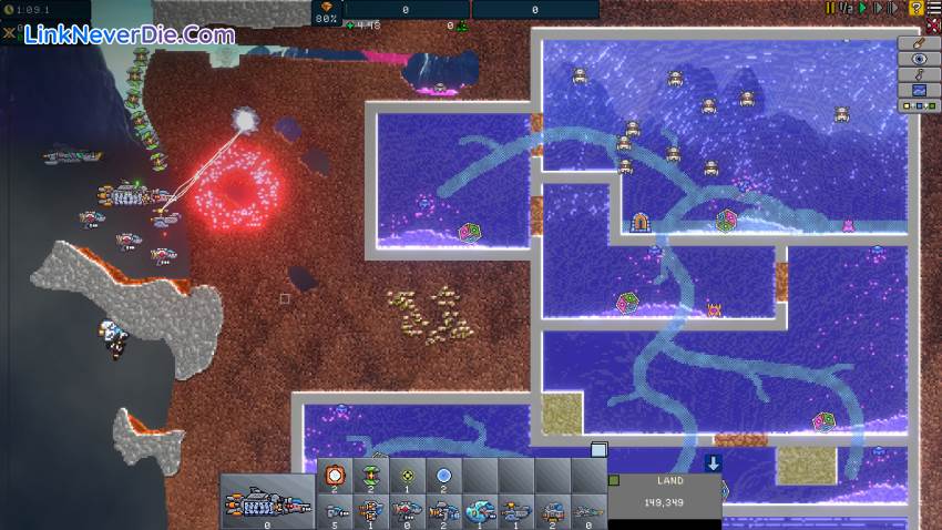 Hình ảnh trong game Creeper World IXE (screenshot) Hình ảnh trong game Creeper World IXE (screenshot)