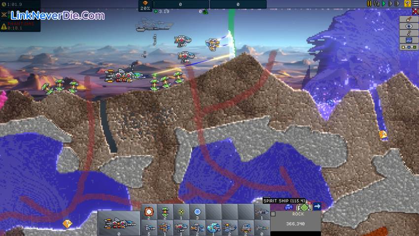 Hình ảnh trong game Creeper World IXE (screenshot) Hình ảnh trong game Creeper World IXE (screenshot)