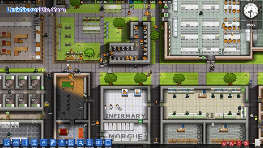 Hình ảnh trong game Prison Architect (screenshot)