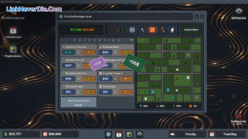 Hình ảnh trong game Rentlord (screenshot) Hình ảnh trong game Rentlord (screenshot)