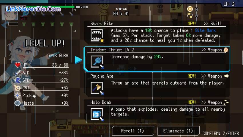Hình ảnh trong game HoloCure - Save the Fans! (screenshot) Hình ảnh trong game HoloCure - Save the Fans! (screenshot)