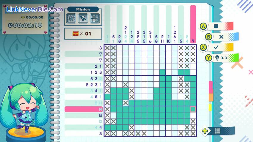 Hình ảnh trong game Hatsune Miku Logic Paint S+ (screenshot) Hình ảnh trong game Hatsune Miku Logic Paint S+ (screenshot)