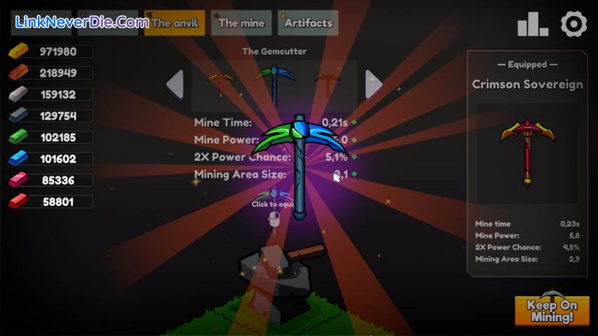 Hình ảnh trong game Keep on Mining! (screenshot) Hình ảnh trong game Keep on Mining! (screenshot)