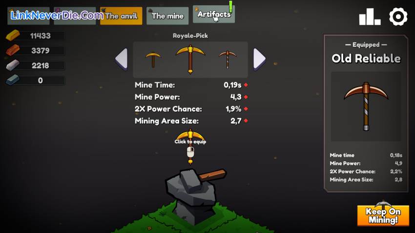 Hình ảnh trong game Keep on Mining! (screenshot) Hình ảnh trong game Keep on Mining! (screenshot)