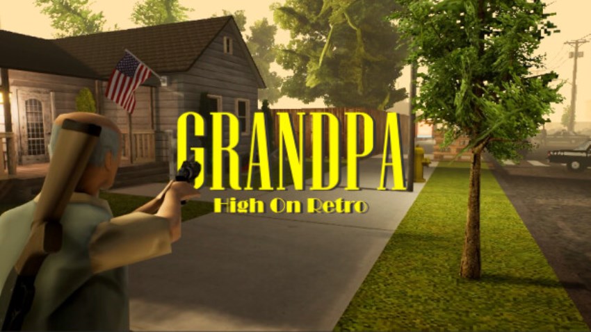 Grandpa High on Retro cover