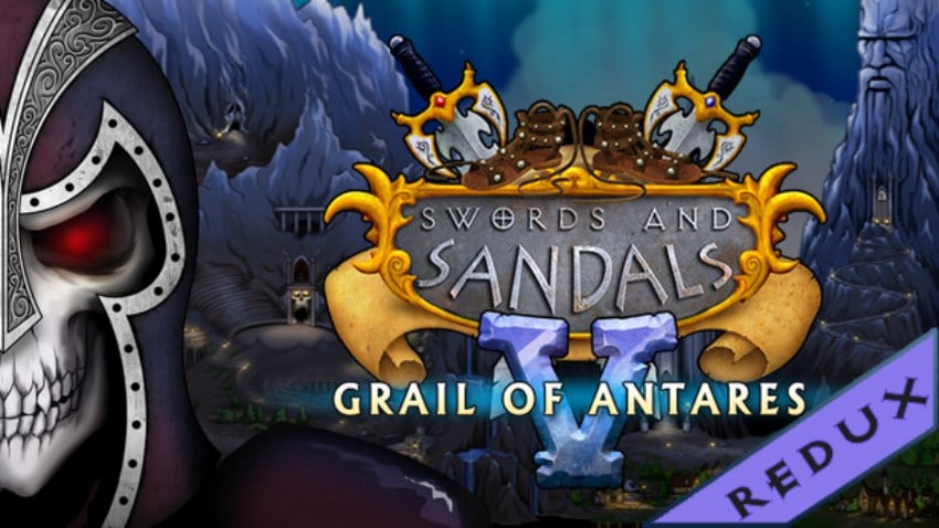 Swords and Sandals 5: Grail of Antares REDUX cover